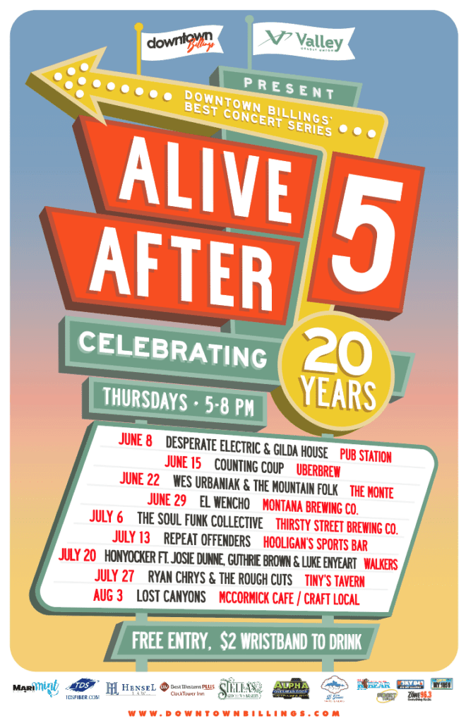 Alive After 5's 20th Anniversary Summer Concert Series Lineup