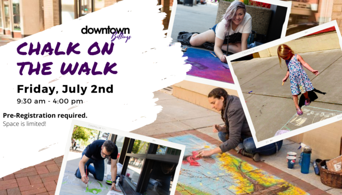 downtown chalk event