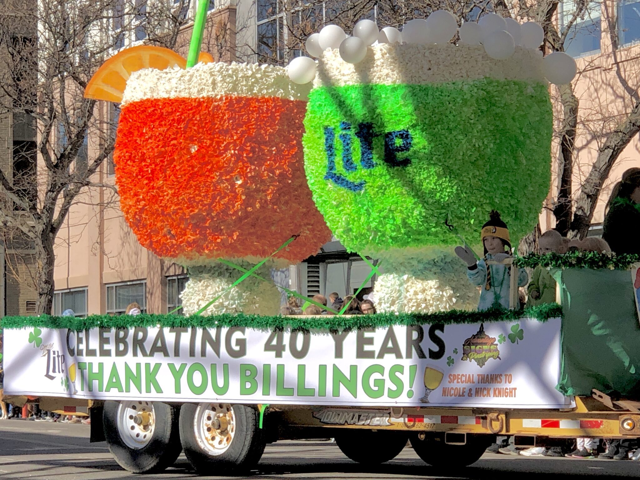 The Billings community celebrates Saint Patrick's day with a large